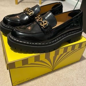 Circus Black Platform Loafers